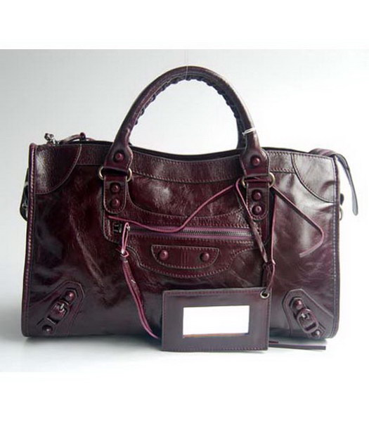 Borsa Balenciaga Giant City Royal Purple